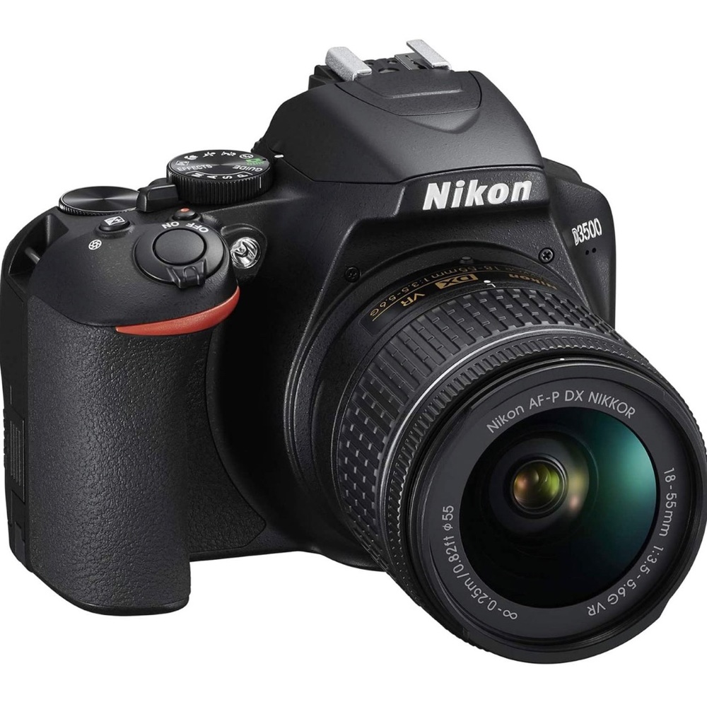 Nikon D3500 24.2MP DSLR Camera with AF-P DX NIKKOR 18-55mm f/3.5-5.6G VR Lens